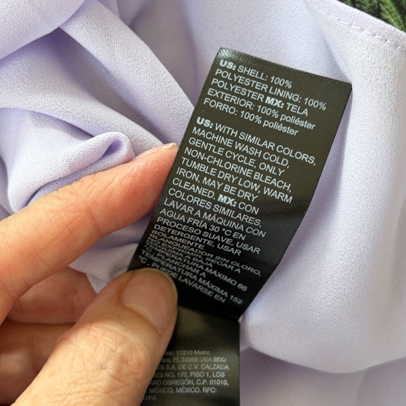 White House Black Market Floral Midi Skirt – Lavender – Size 8 - Picture 6 of 6